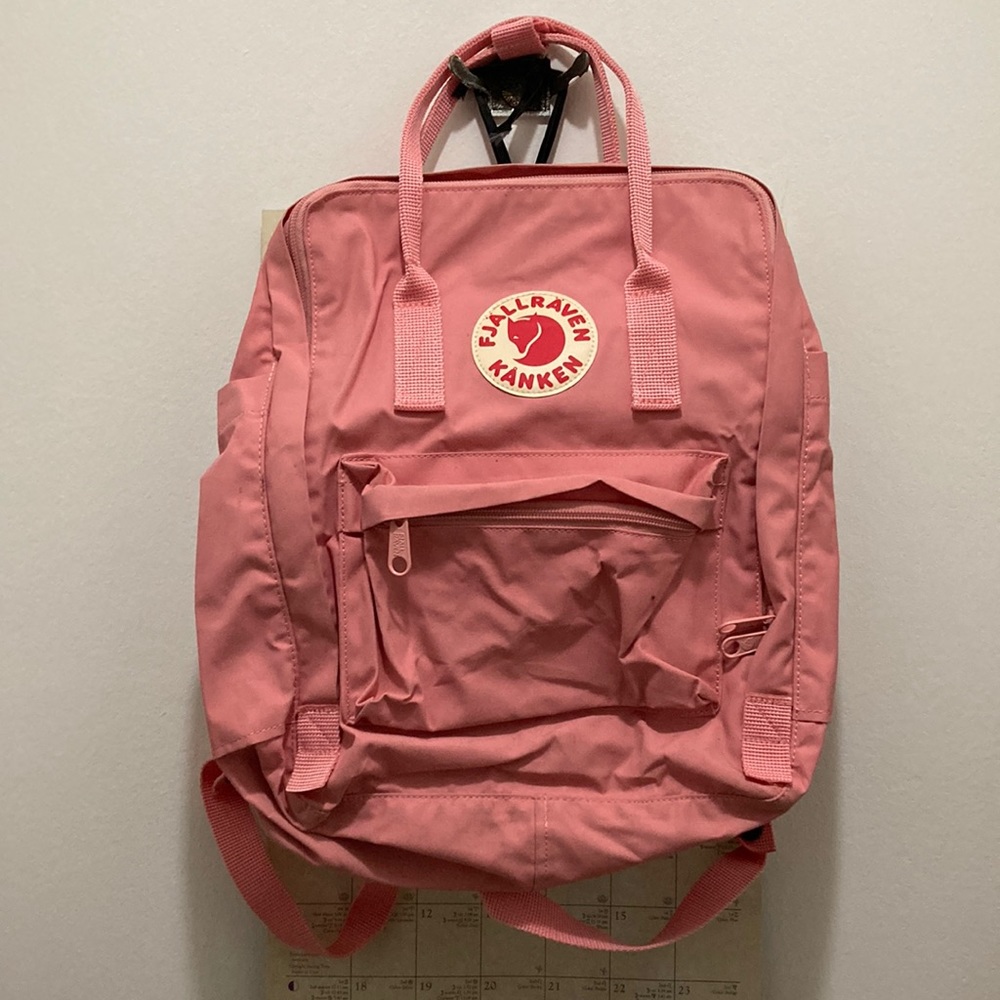 Fjallraven Kanken pink backpack